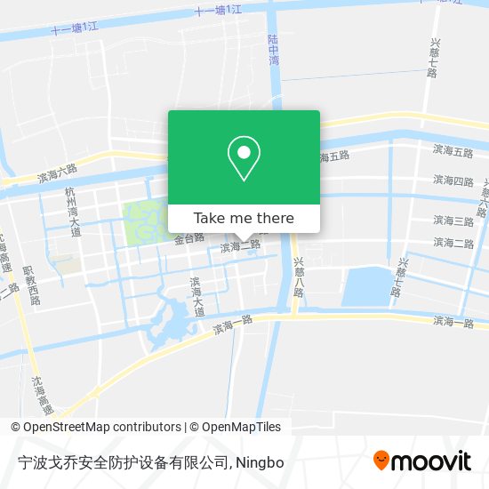 宁波戈乔安全防护设备有限公司 map