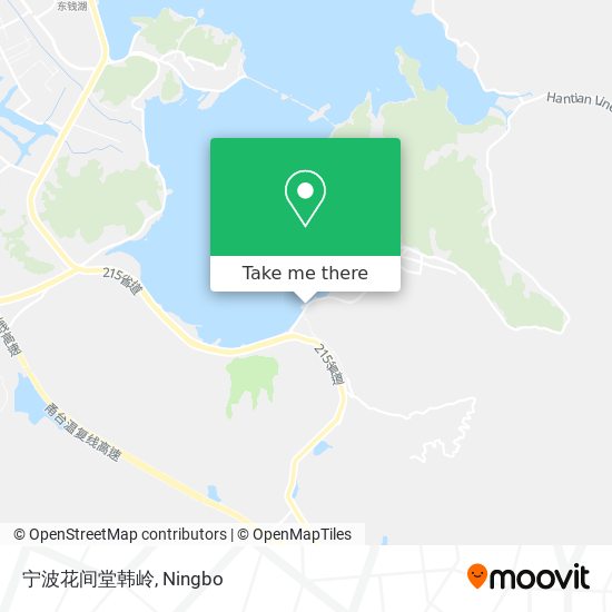 宁波花间堂韩岭 map