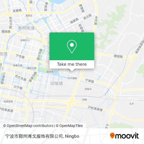宁波市鄞州滩戈服饰有限公司 map