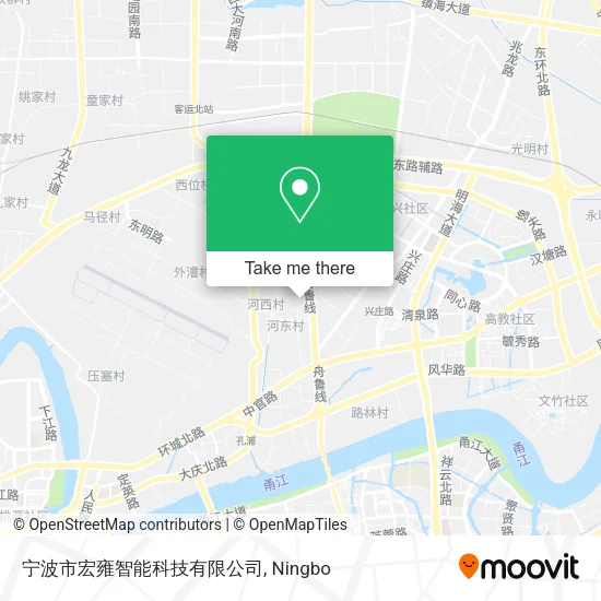 宁波市宏雍智能科技有限公司 map