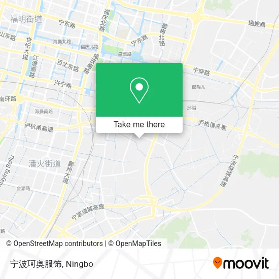 宁波珂奥服饰 map