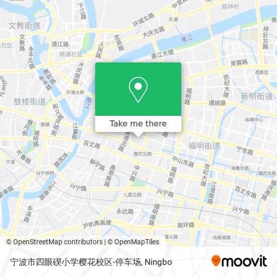 宁波市四眼碶小学樱花校区-停车场 map