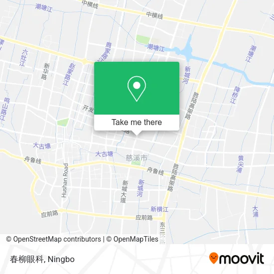 春柳眼科 map