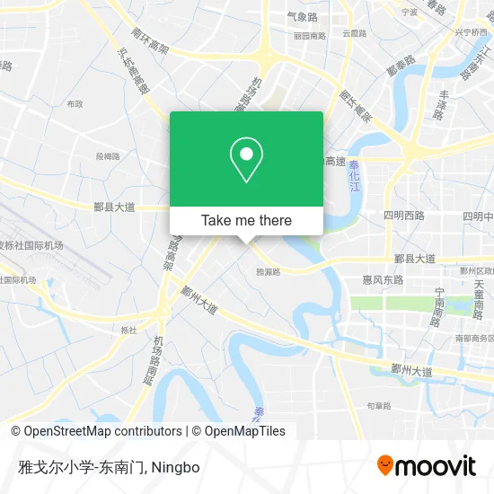 雅戈尔小学-东南门 map