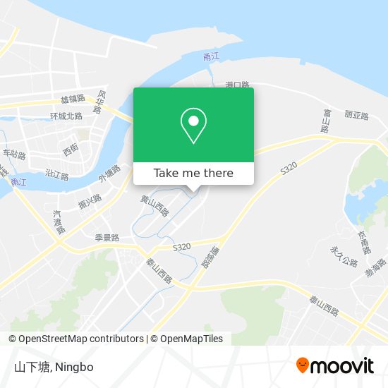 山下塘 map