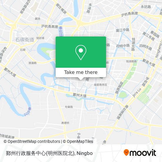 鄞州行政服务中心(明州医院北) map