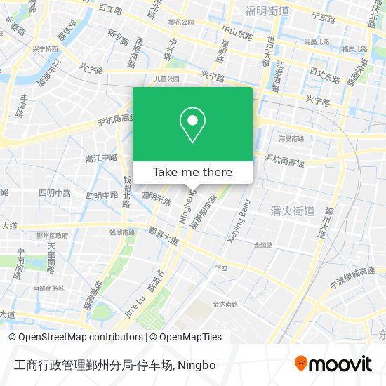 工商行政管理鄞州分局-停车场 map