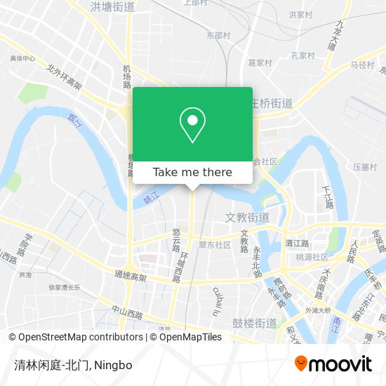 清林闲庭-北门 map