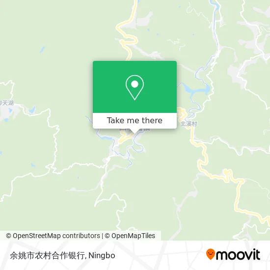 余姚市农村合作银行 map