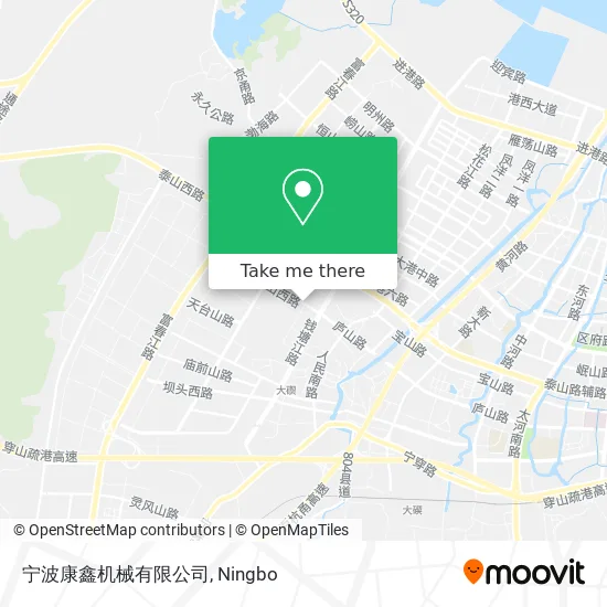 宁波康鑫机械有限公司 map