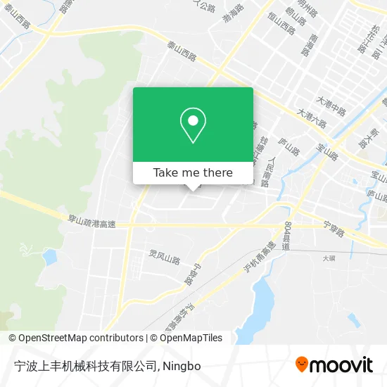宁波上丰机械科技有限公司 map