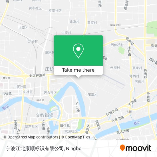 宁波江北康顺标识有限公司 map
