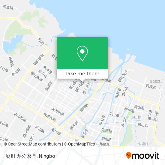 财旺办公家具 map