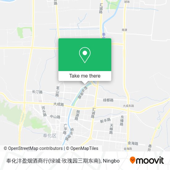 奉化沣盈烟酒商行(绿城·玫瑰园三期东南) map
