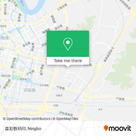 森彩数码印 map