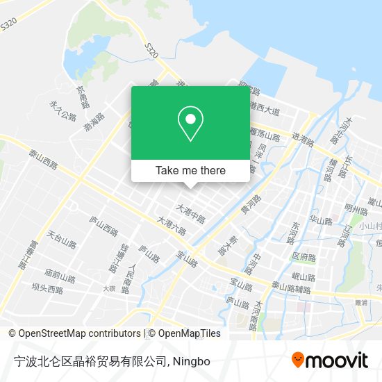 宁波北仑区晶裕贸易有限公司 map
