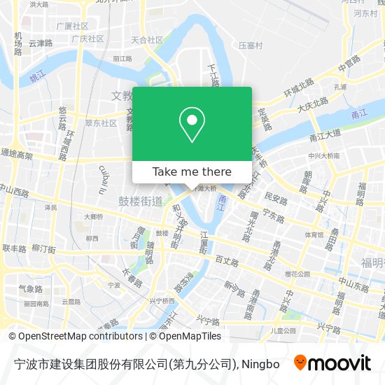 宁波市建设集团股份有限公司(第九分公司) map