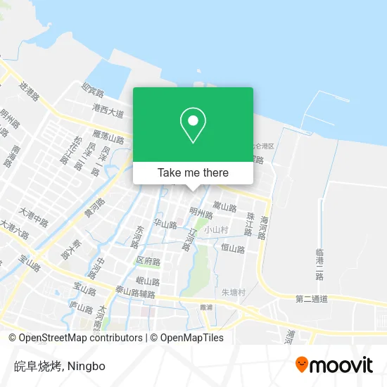 皖阜烧烤 map