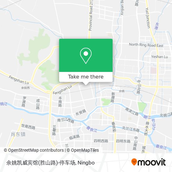 余姚凯威宾馆(胜山路)-停车场 map