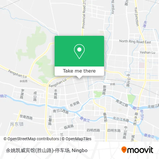 余姚凯威宾馆(胜山路)-停车场 map