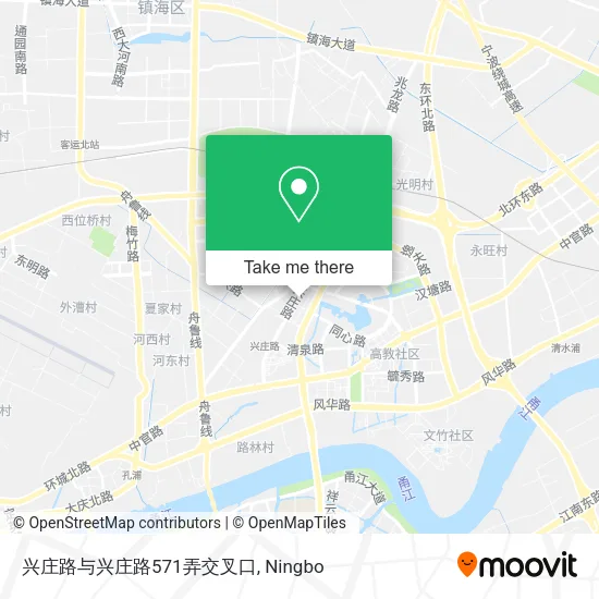 兴庄路与兴庄路571弄交叉口 map