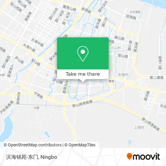 滨海锦苑-东门 map