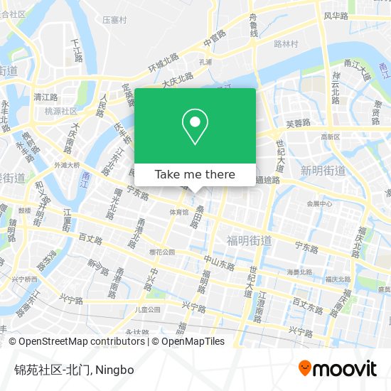 锦苑社区-北门 map