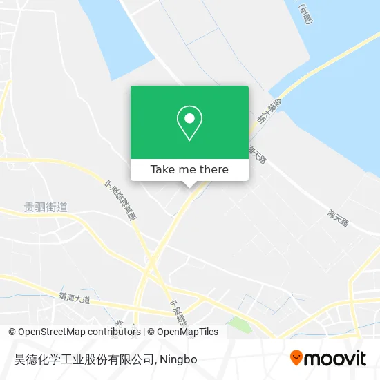 昊德化学工业股份有限公司 map