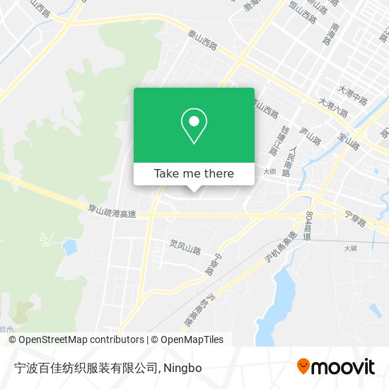 宁波百佳纺织服装有限公司 map