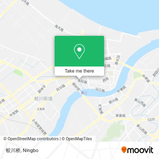 蛟川桥 map