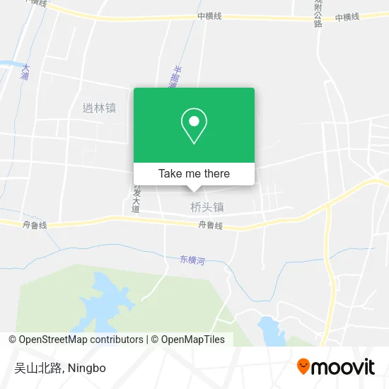 吴山北路 map