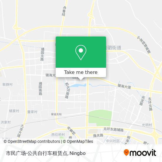 市民广场-公共自行车租赁点 map