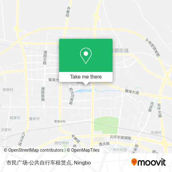 市民广场-公共自行车租赁点 map
