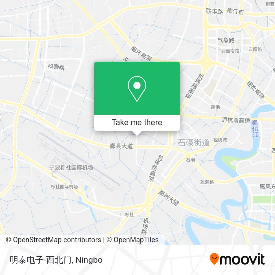 明泰电子-西北门 map