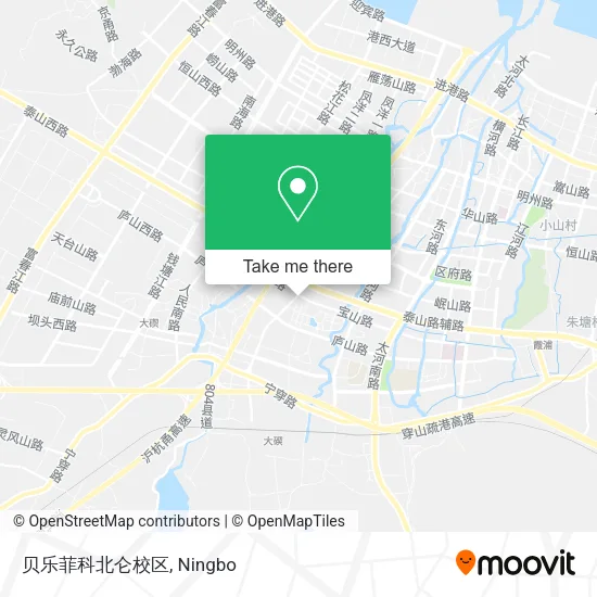 贝乐菲科北仑校区 map
