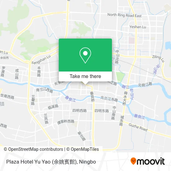 Plaza Hotel Yu Yao (余姚賓館) map