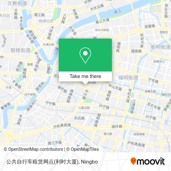 公共自行车租赁网点(利时大厦) map