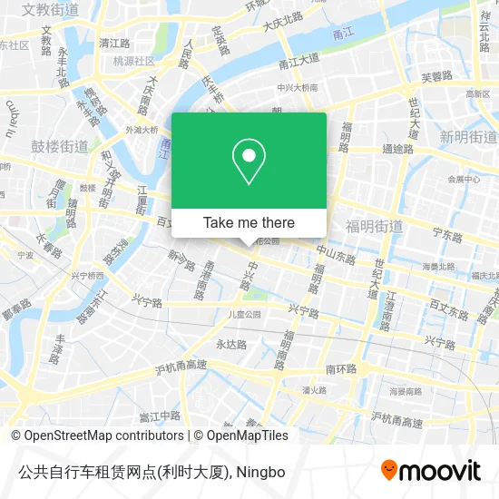 公共自行车租赁网点(利时大厦) map