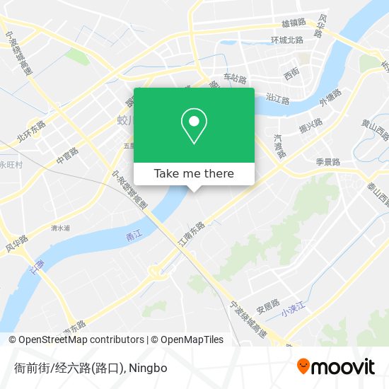 衙前街/经六路(路口) map