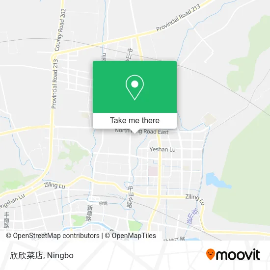 欣欣菜店 map