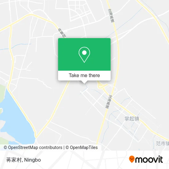 蒋家村 map