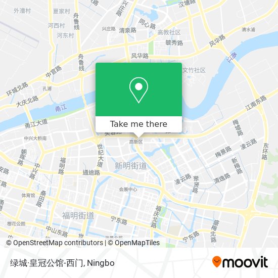 绿城·皇冠公馆-西门 map
