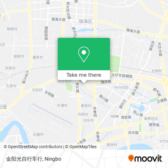 金阳光自行车行 map