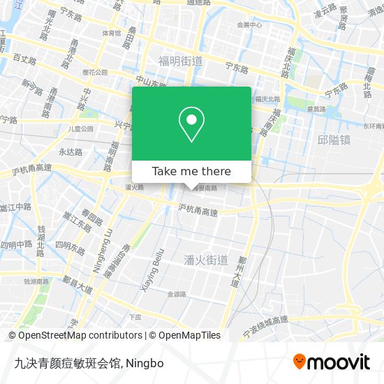 九决青颜痘敏斑会馆 map