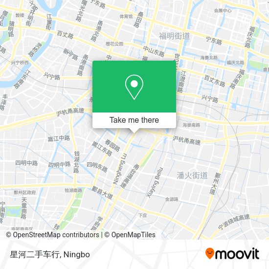 星河二手车行 map