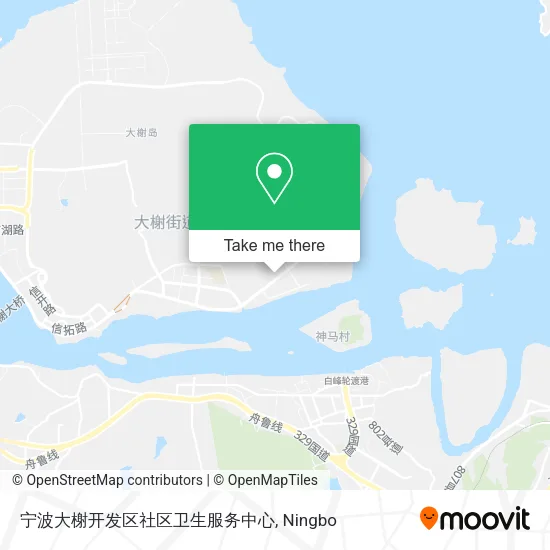 宁波大榭开发区社区卫生服务中心 map