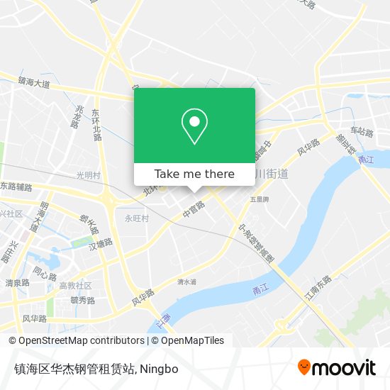 镇海区华杰钢管租赁站 map