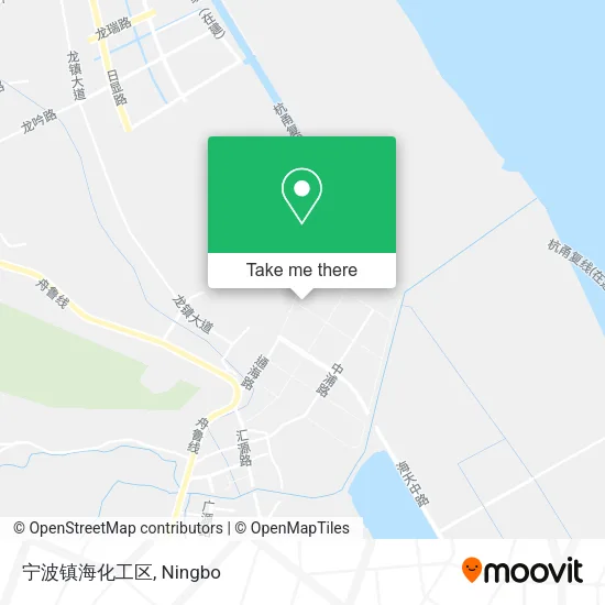 宁波镇海化工区 map