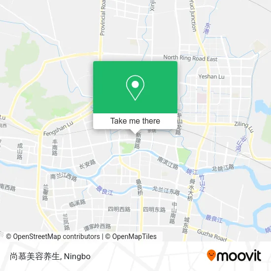 尚慕美容养生 map