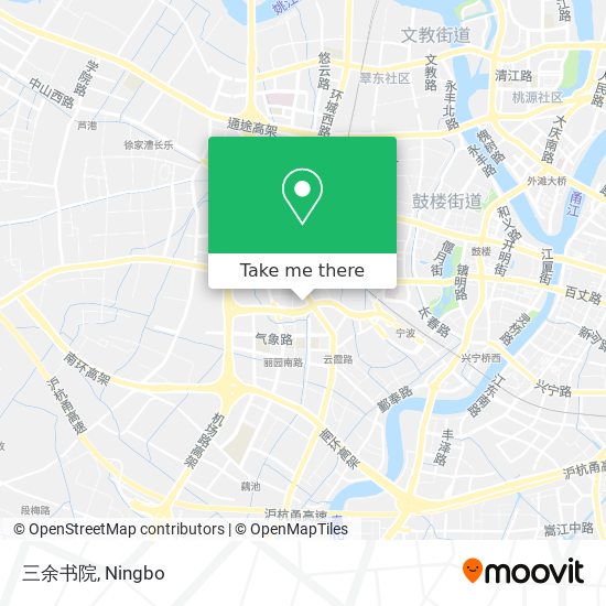 三余书院 map